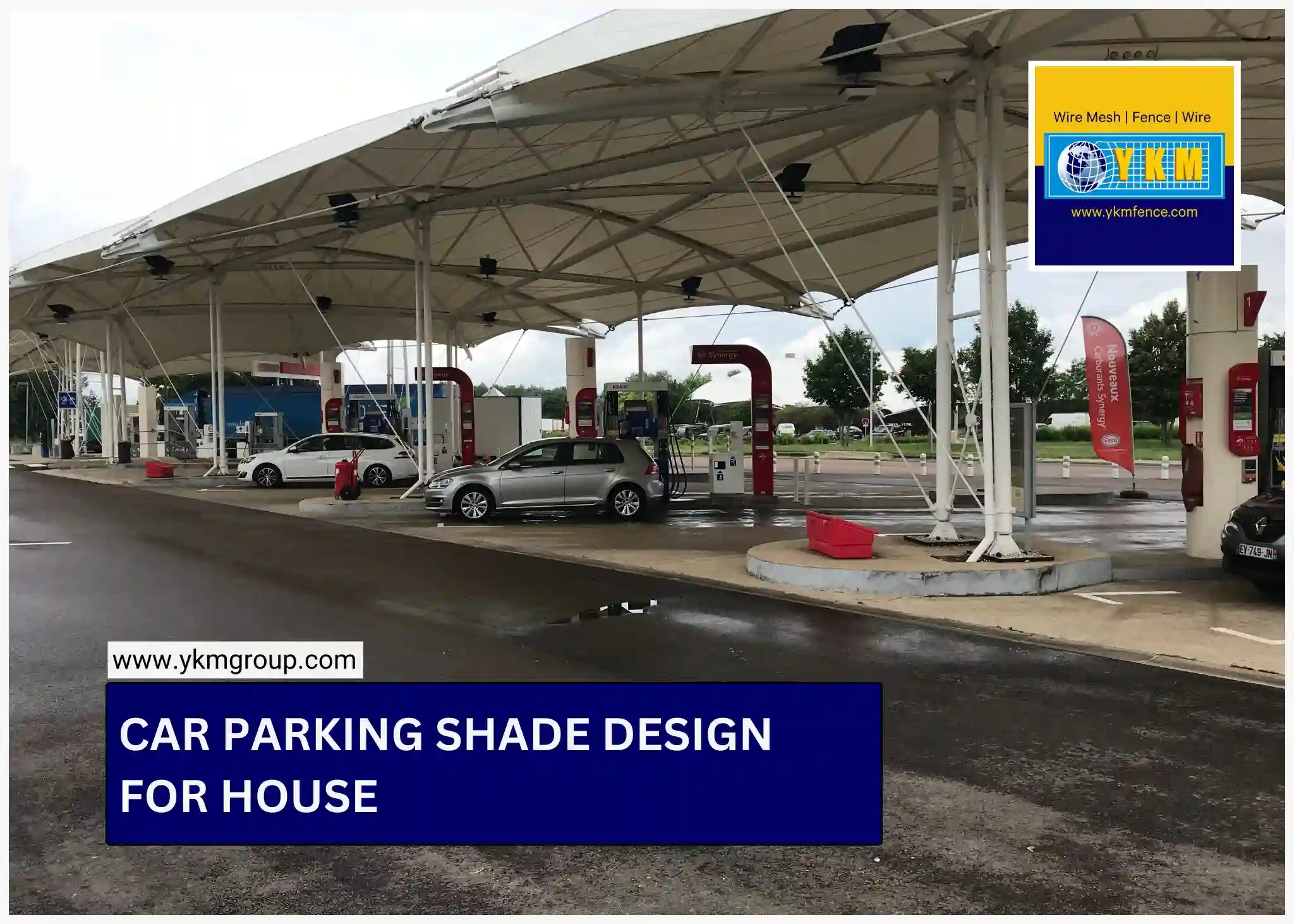 Cone Single Pole Car Parking Shade - Car Parking Shades Suppliers
