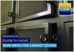 Install Wire Mesh for Cabinet Doors