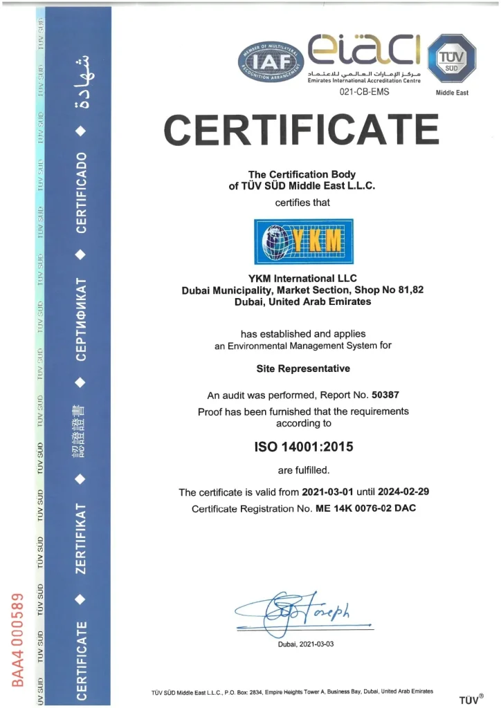 ممثل موقع YKM الدولية ذ.م.م - ISO 14001.2015 - 2021-03-01 حتى 2024-02-29 S2_page-0001-min